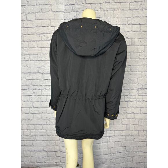 Vintage BOGNER Hooded black ladies ski jacket size medium - Picture 6 of 12